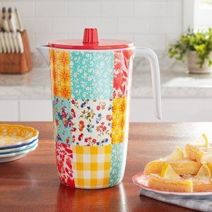 The Pioneer Woman Patchwork Medley 2-Quart Melamine Pitcher